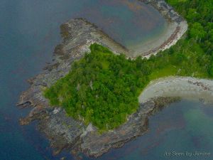 2a-Gwaii Haanas Queen Charlotte Islands Aerial View of Kayak Camping Beach.jpg